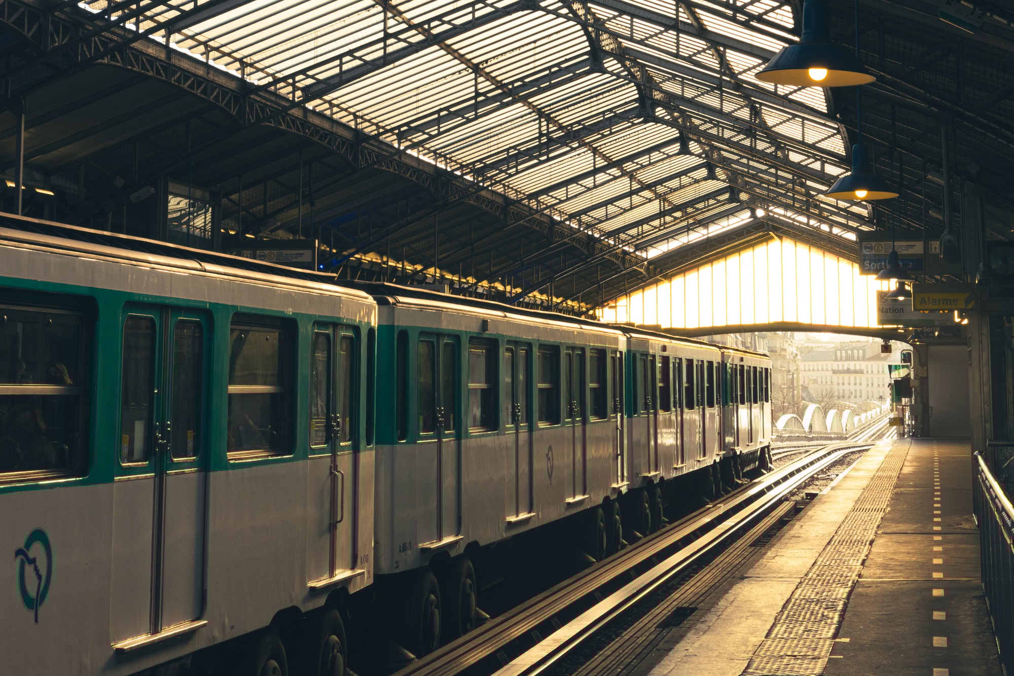 Train station in Paris France